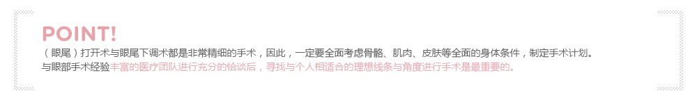 韩式眼部微整形